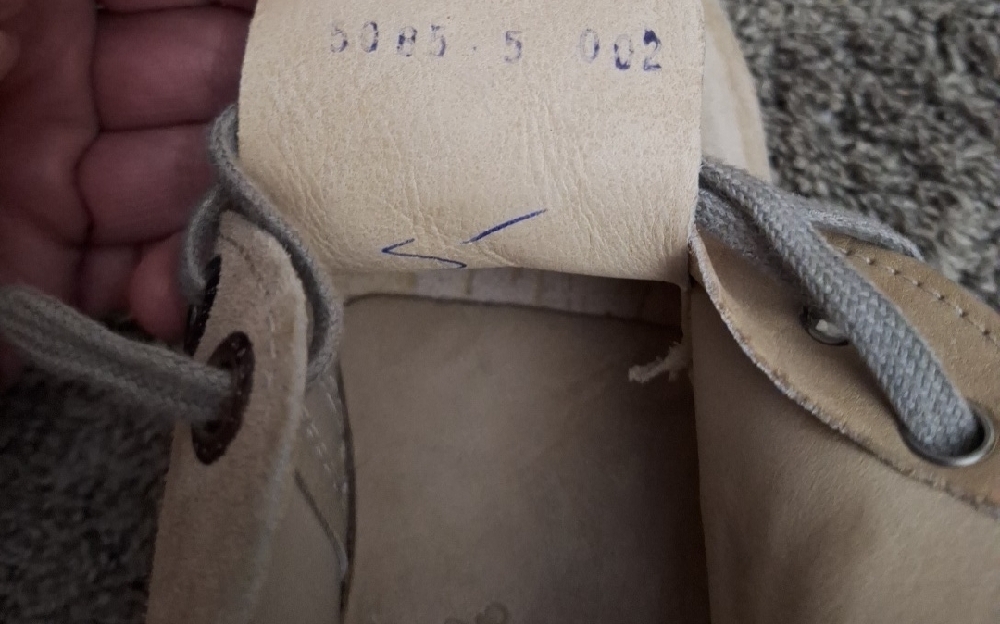 Bata Safari Lace-Up Suede Leather Boots - Cream - 8½ - Picture 9 of 9